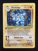 Machamp 1999 Pokemon Base 1st Edition #8 Holo at PristineAuction.com