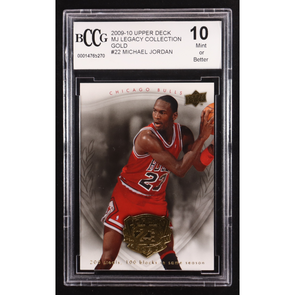 Michael Jordan 2009-10 Upper Deck Michael Jordan Legacy Collection Gold #22 (BCCG 10) at PristineAuction.com