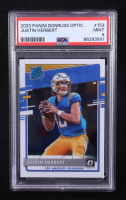 Justin Herbert 2020 Donruss Optic #153 RR RC (PSA 9) at PristineAuction.com