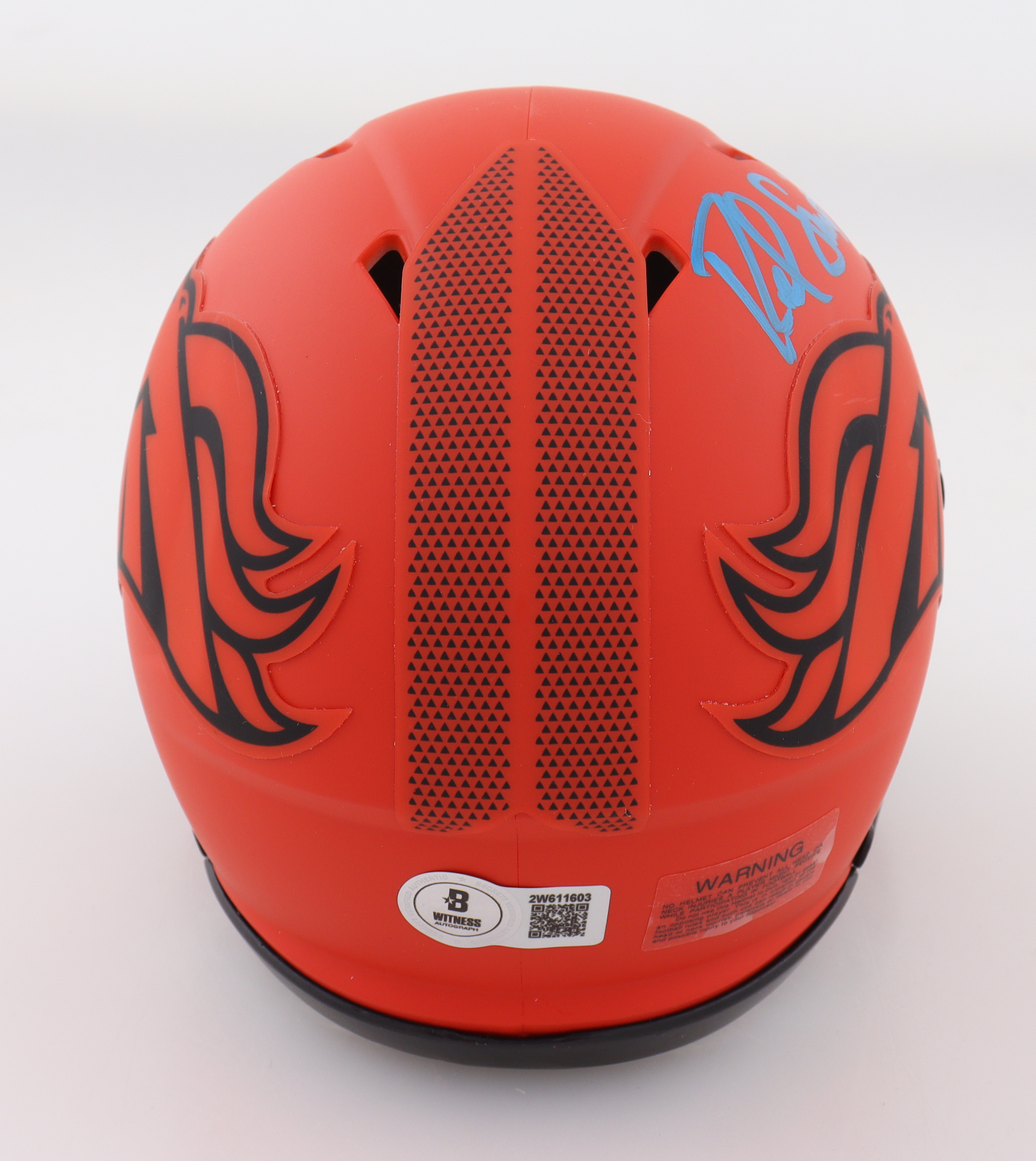 Rod Smith Signed Rave Alternate Speed Mini Helmet (Beckett) at PristineAuction.com Rod Smith Signed Rave Alternate Speed Mini Helmet (Beckett) at PristineAuction.com