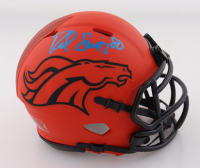 Rod Smith Signed Rave Alternate Speed Mini Helmet (Beckett) at PristineAuction.com