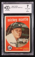 Mickey Mantle 1959 Topps #10 (BCCG 7) at PristineAuction.com