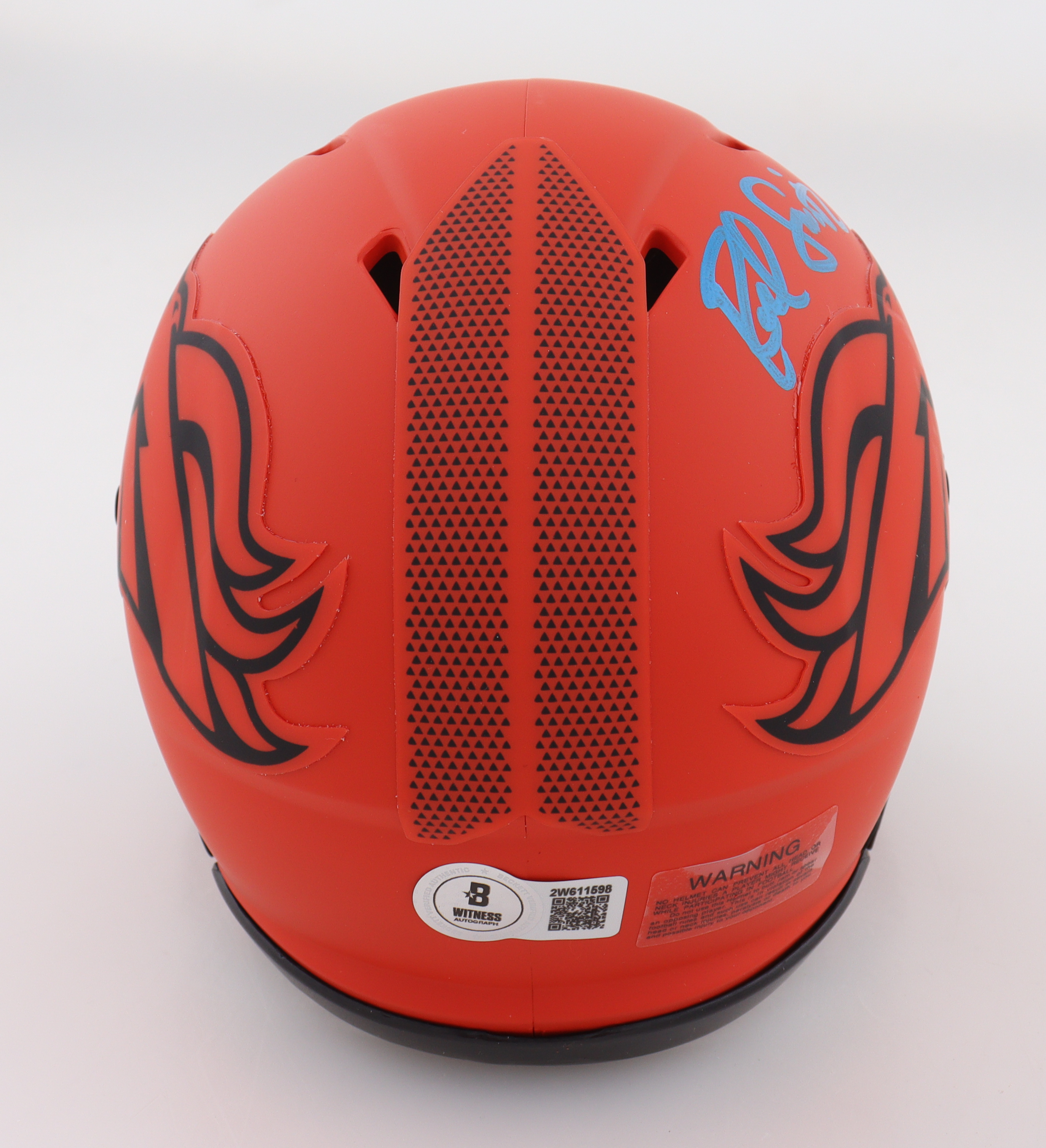 Rod Smith Signed Rave Alternate Speed Mini Helmet (Beckett) at PristineAuction.com Rod Smith Signed Rave Alternate Speed Mini Helmet (Beckett) at PristineAuction.com