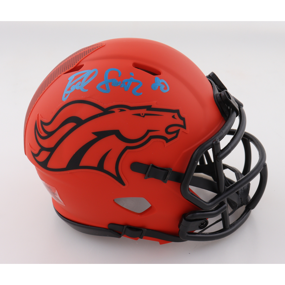 Rod Smith Signed Rave Alternate Speed Mini Helmet (Beckett) at PristineAuction.com