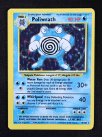 Poliwrath 1999 Pokemon Base Unlimited #13 Holo at PristineAuction.com