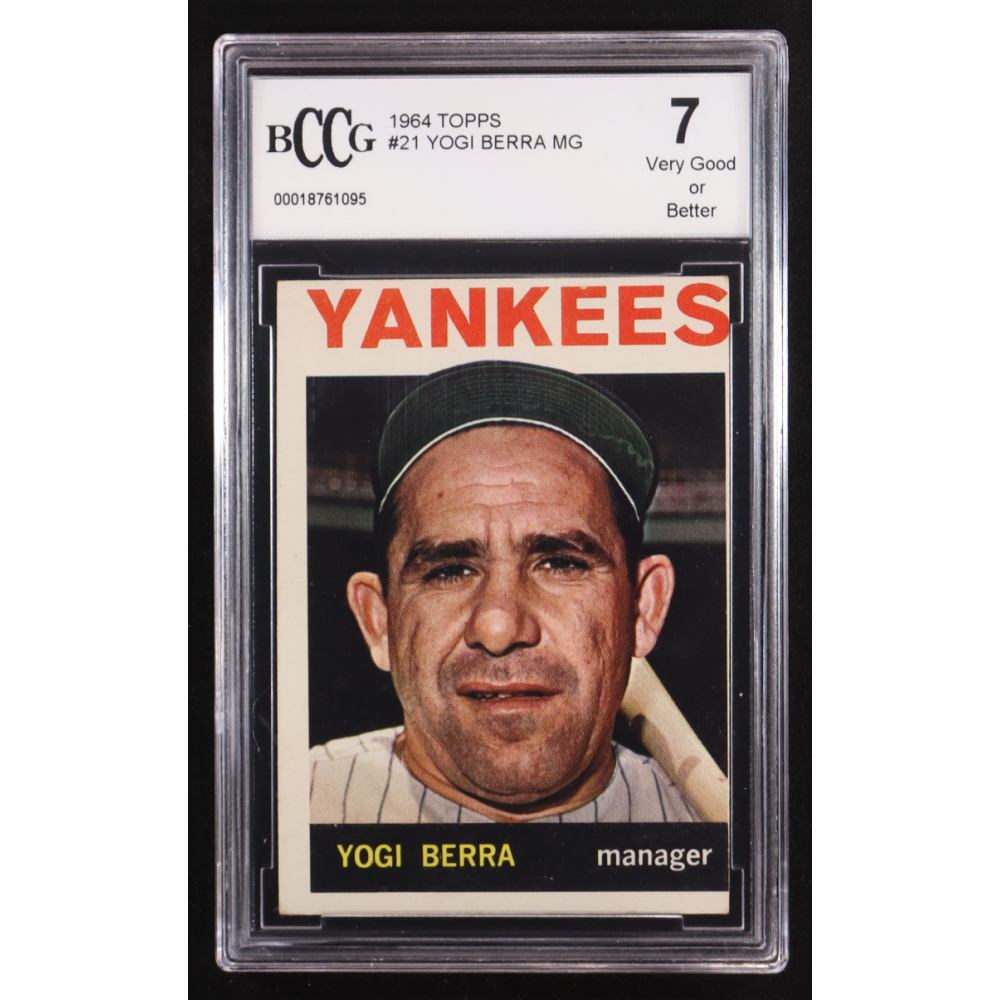 Yogi Berra 1964 Topps #21 MG (BCCG 7) at PristineAuction.com