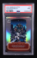 Saquon Barkley 2024 Donruss Optic Uptowns #17 (PSA 9) at PristineAuction.com