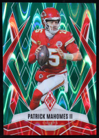 Patrick Mahomes II 2025 Panini Phoenix Green Seismic #1 #12/25 at PristineAuction.com