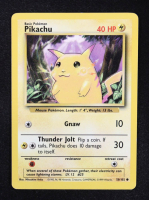 Pikachu 1999 Pokemon Base Unlimited #58 at PristineAuction.com