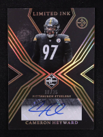 Cameron Heyward 2022 Limited Limited Ink Gold Spotlight #8 #18/25 at PristineAuction.com