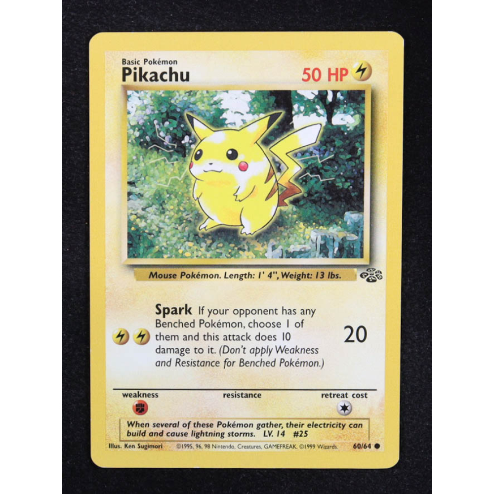 Pikachu 1999 Pokemon Jungle Unlimited #60 at PristineAuction.com