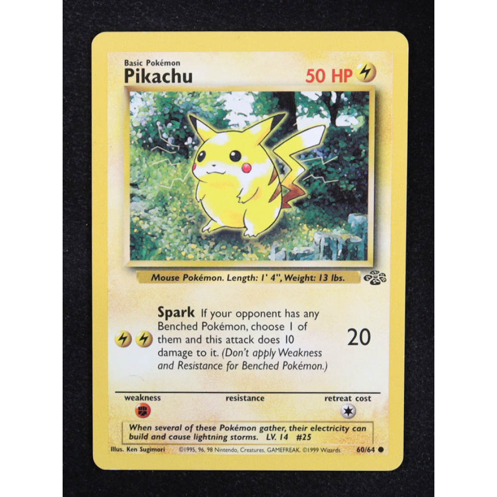 Pikachu 1999 Pokemon Jungle Unlimited #60 at PristineAuction.com
