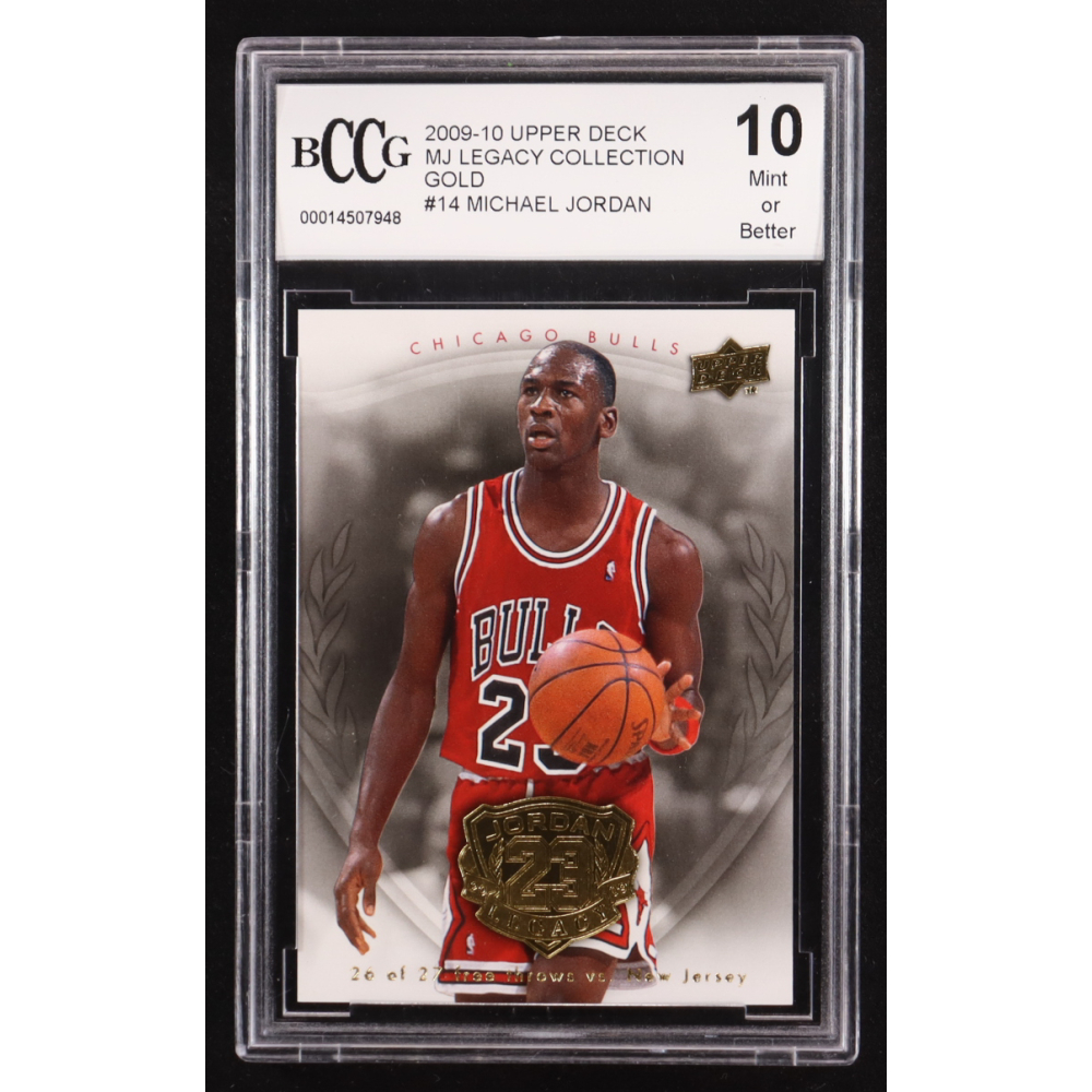 Michael Jordan 2009-10 Upper Deck Michael Jordan Legacy Collection Gold #14 (BCCG 10) at PristineAuction.com