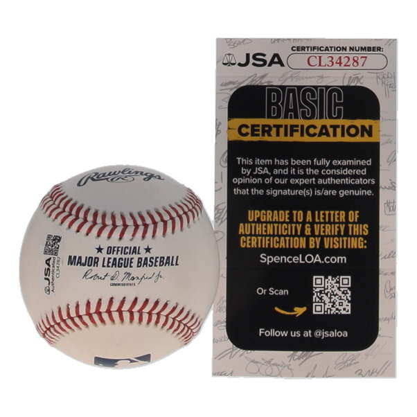 Dylan Crews Signed OML Baseball (JSA) at PristineAuction.com Dylan Crews Signed OML Baseball (JSA) at PristineAuction.com