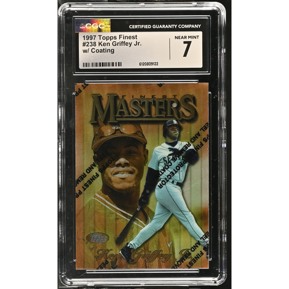 Ken Griffey Jr. 1997 Topps Finest W/ Coating #238 (CGC 7) at PristineAuction.com