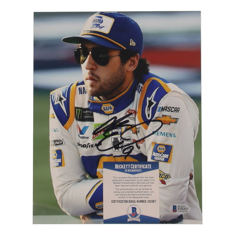 Chase Elliott Signed NASCAR 8x10 Photo (Beckett) at PristineAuction.com Chase Elliott Signed NASCAR 8x10 Photo (Beckett) at PristineAuction.com