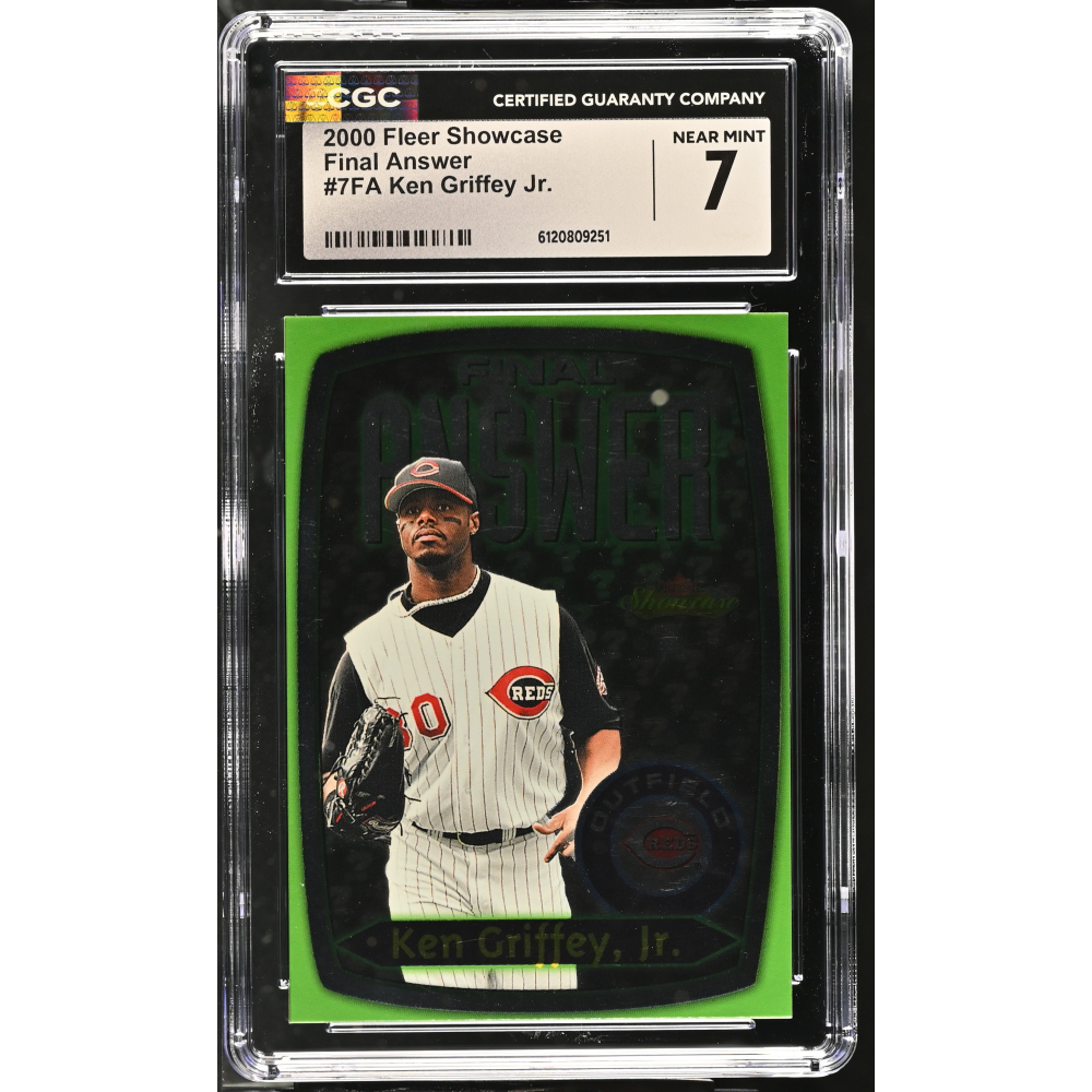 Ken Griffey Jr. 2000 Fleer Showcase Final Answer #7FA (CGC 7) at PristineAuction.com