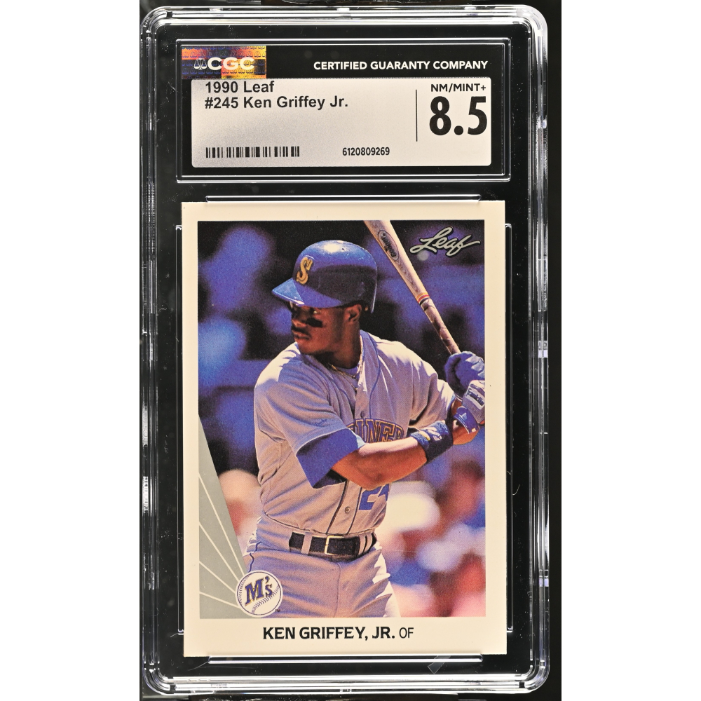Ken Griffey Jr. 1990 Leaf #245 (CGC 8.5) at PristineAuction.com