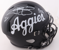 Johnny Manziel Signed Texas A&M Aggies Full-Size Speed Helmet Inscribed "12 Heisman" & "Money Manziel" (Beckett) at PristineAuction.com
