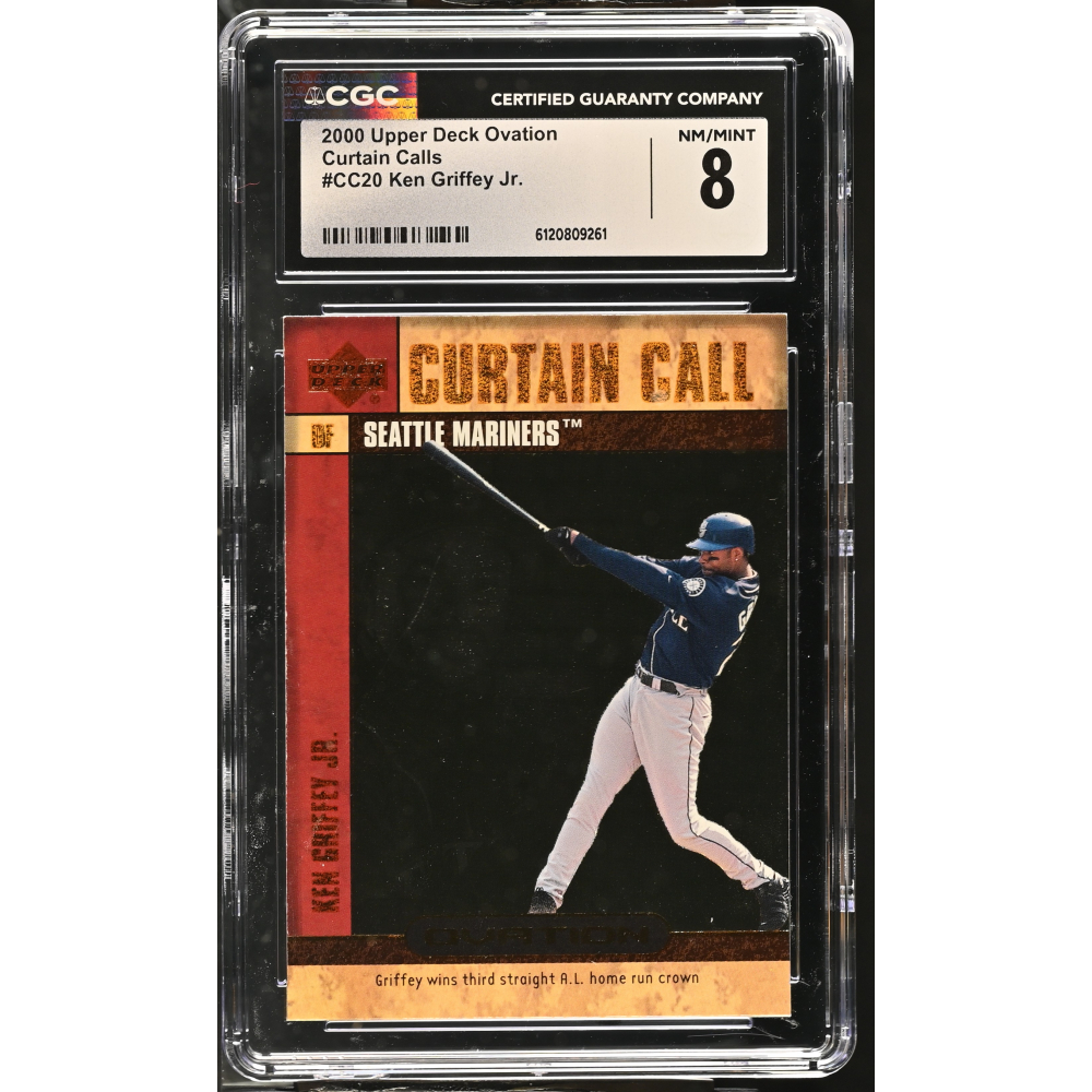 Ken Griffey Jr. 2000 Upper Deck Ovation Curtain Calls #CC20 (CGC 8) at PristineAuction.com