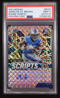 Amon-Ra St. Brown 2021 Mosaic Rookie Scripts #RS28 (PSA 9 | Auto 10) at PristineAuction.com
