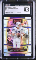 Peyton Manning 2021 Panini Select Concourse Silver #35 (CGC 8.5) at PristineAuction.com