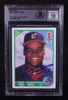 Frank Thomas Signed 1990 Score #663 RC (BGS | Autograph Grade 10) at PristineAuction.com