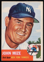 Johnny Mize 1953 Topps #77 at PristineAuction.com