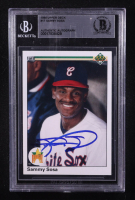 Sammy Sosa Signed 1990 Upper Deck #17 RC (BGS) at PristineAuction.com