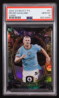 Erling Haaland 2022-23 Panini Select Premier League Camo #61 #17/225 (PSA 10) at PristineAuction.com