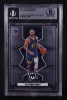 Stephen Curry Signed 2021-22 Panini Mosaic #101 (BGS) at PristineAuction.com