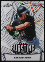 Konnor Griffin 2025 Leaf Vivid Bursting With Talent Shimmer #1/1 Pre-Production Proof RC at PristineAuction.com