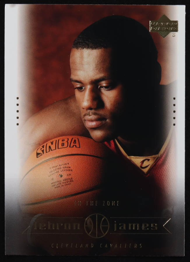 LeBron James 2003 Upper Deck LeBron James Box Set In The Zone #13 RC at PristineAuction.com LeBron James 2003 Upper Deck LeBron James Box Set In The Zone #13 RC at PristineAuction.com