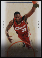 LeBron James 2003 Upper Deck LeBron James Box New Reign #28 RC at PristineAuction.com