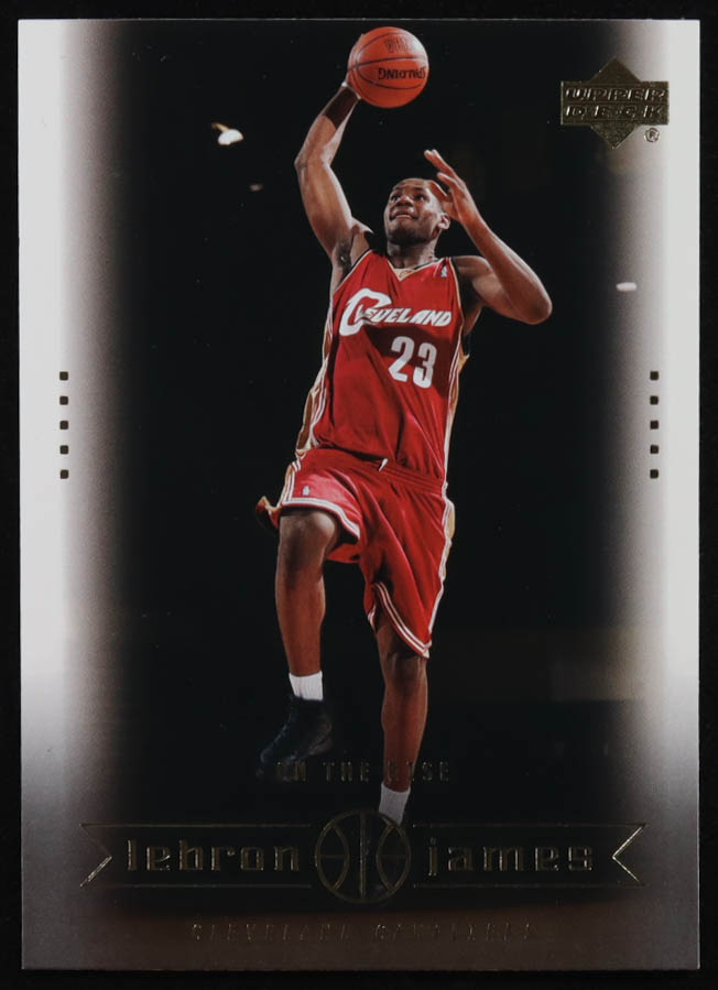 LeBron James 2003 Upper Deck LeBron James Box On the Rise #25 RC at PristineAuction.com LeBron James 2003 Upper Deck LeBron James Box On the Rise #25 RC at PristineAuction.com