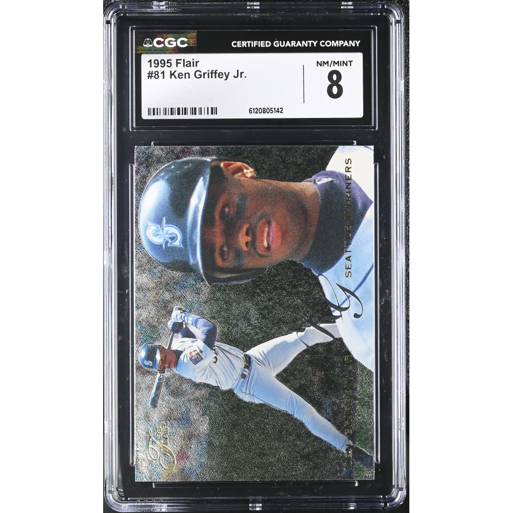 Ken Griffey Jr. 1995 Flair #81 (CGC 8) at PristineAuction.com