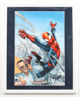 Stan Lee Signed "Spider-Man" Custom Framed Art Display (Beckett) at PristineAuction.com