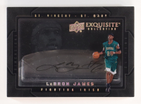 LeBron James 2011-12 Exquisite Collection Dimensions Autographs #DJA at PristineAuction.com