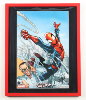 Stan Lee Signed "Spider-Man" Custom Framed Art Display (Beckett) at PristineAuction.com