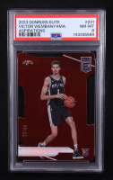 Victor Wembanyama 2023 Donruss Elite Aspirations #231 RC #28/99 (PSA 8) at PristineAuction.com