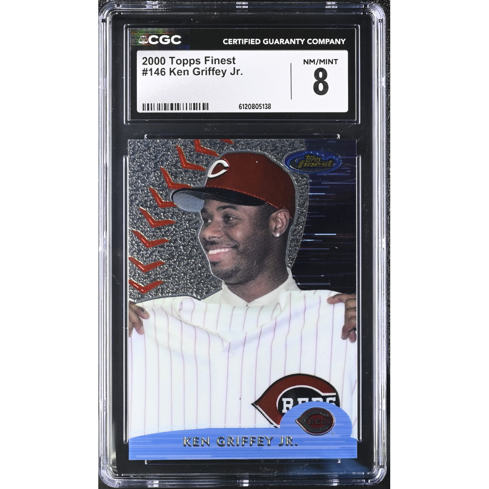 Ken Griffey Jr. 2000 Topps Finest #146 (CGC 8) at PristineAuction.com