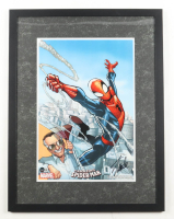 Stan Lee Signed "Spider-Man" Custom Framed Art Display (Beckett) at PristineAuction.com