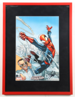 Stan Lee Signed "Spider-Man" Custom Framed Art Display (Beckett) at PristineAuction.com