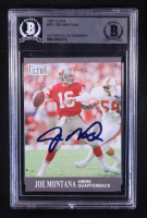 Joe Montana Signed 1991 Ultra #251 (BGS) at PristineAuction.com