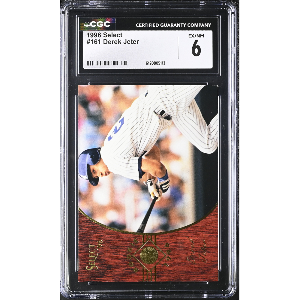 Derek Jeter 1996 Select #161 (CGC 6) at PristineAuction.com