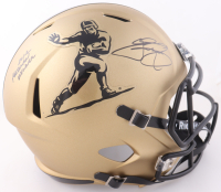 Johnny Manziel Signed Heisman Trophy Logo Full-Size Speed Helmet Inscribed "2012 Heisman Winner" (Beckett) at PristineAuction.com