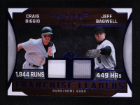 Craig Biggio / Jeff Bagwell 2025 Leaf ITG Used Sports Franchise Leaders Dual Relic Blue #FL2 #11/35 at PristineAuction.com