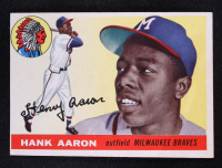 Hank Aaron 1955 Topps #47 at PristineAuction.com