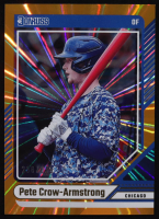 Pete Crow-Armstrong 2024 Donruss Orange Laser #85 #288/299 RC at PristineAuction.com