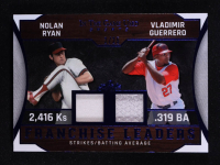 Nolan Ryan / Vladimir Guerrero 2025 Leaf ITG Used Sports Franchise Leaders Dual Relic Blue #FL6 #2/25 at PristineAuction.com